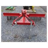 RK King Kutter 6 Foot Square Tube Yard Rake