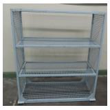 Metal Mesh Shelving Unit