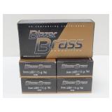 250 Rds Blazer Brass 9mm Luger