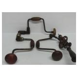 Antique Hand Drills and Braces