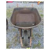True Temper Six Cubic Foot Wheelbarrow