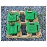 Four 40 Lbs John Deere Suitcase Weights