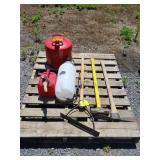 Yard Tools and Fuel Cans