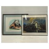 Framed Railroad Prints