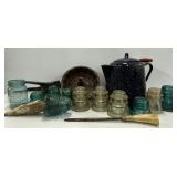 Glass Insulators and Kitchen Items