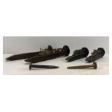 Railroad Spike Train Display Pieces