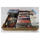 Assorted DVDs and Blu-ray