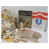 Stamp Album and Loose Stamps