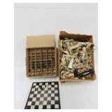 Chess Set & Ceramic Chess Pieces