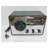 Chrome Front Table Radio