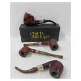 Collectible Dr. Grabow and Shire Smoking Pipes