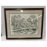 Monticello Framed Print