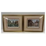 Framed Strasbourg Prints