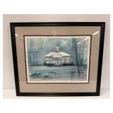 Framed P. Buckley Moss Print