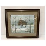 Framed P. Buckley Moss Print