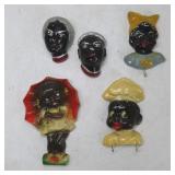 Black Americana Chalkware Plaques