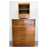 Mid Century Chest and Nightstand