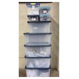 Plastic Storage Totes and Packing Supplies