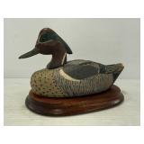 Green Wing Teal Duck Decoy