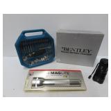Flashlights, Charger, and Bit Set
