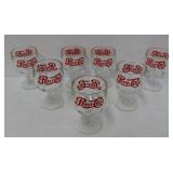 Pepsi-Cola Stemmed Glasses