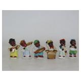 Black Americana Ceramic Musician Figures