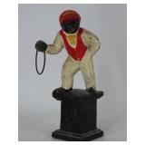 Black Americana Cast Iron Jockey Figure