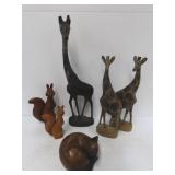 Carved Animal Figures