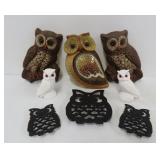 Owl Decor Lot