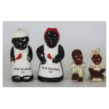 Black Americana New Orleans Salt and Peppers