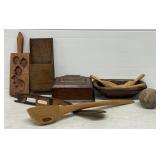 Wooden Kitchen and Decorative Items