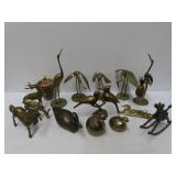Brass Animal and Bird Figurines