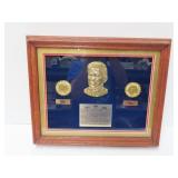 Framed JFK Commemorative Display