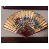 Decorative Peacock Folding Fan