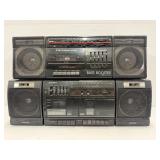 Sony and Sharp Radio Cassette Recorders