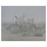 Clear Pressed and Pattern Glass