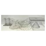 Glass Serving Pieces including Fostoria