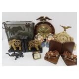 Decorative Clocks and Elephant Items