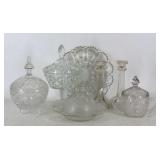 Pressed / Cut Glass Assortment