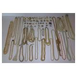 Faux Pearl Costume Jewelry, Some Vintage