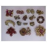Vintage Aurora Borealis etc Rhinestone Costume