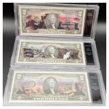 Colorized $2 US Notes National Parks (3)