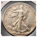 1934-D Walking Liberty Silver Half Dollar AU