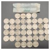 1944-D Wartime Silver Nickels (40)
