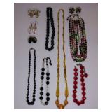 Vintage Faceted Glass Bead Necklaces