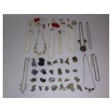 Vintage Rhinestone & Beaded Costume Jewelry
