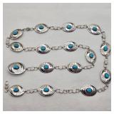 Jerry Cowboy Navajo Sterling Concho Belt