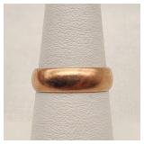 14K Gold Wedding Band 5mm Wide Tested