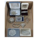Vintage Rhinestone Brooches & Shoe Buckles