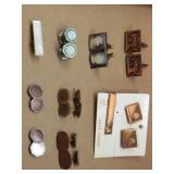 Mother of Pearl, Copper etc Cufflinks